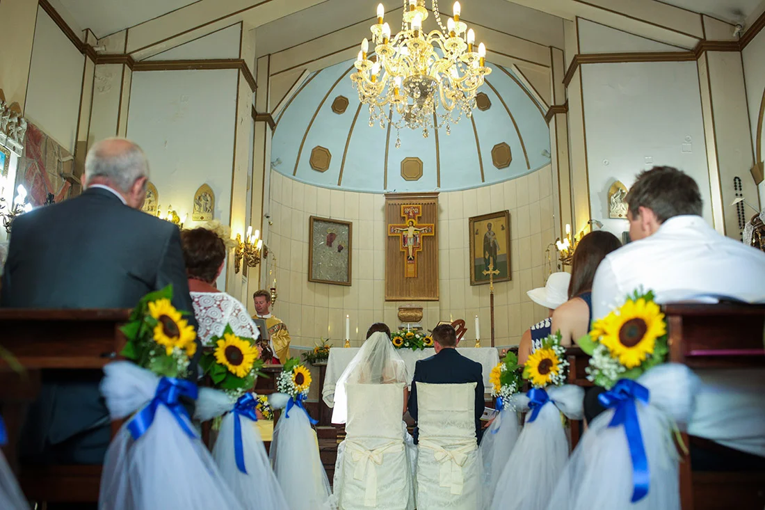 Catholic Church Wedding in Kefalonia - Kefalonia Weddings